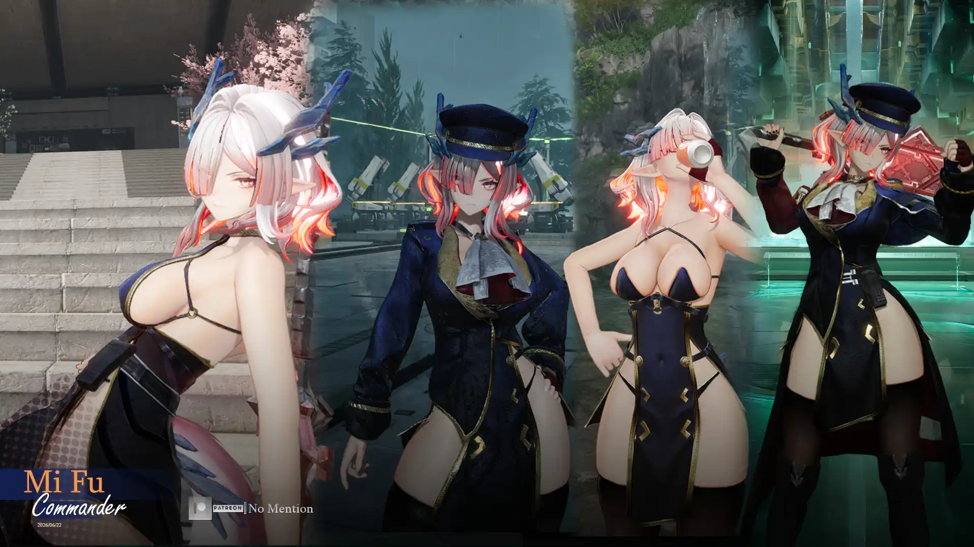 アークナイツ エンドフィールド ミ・フ Mi Fu- Commander mod