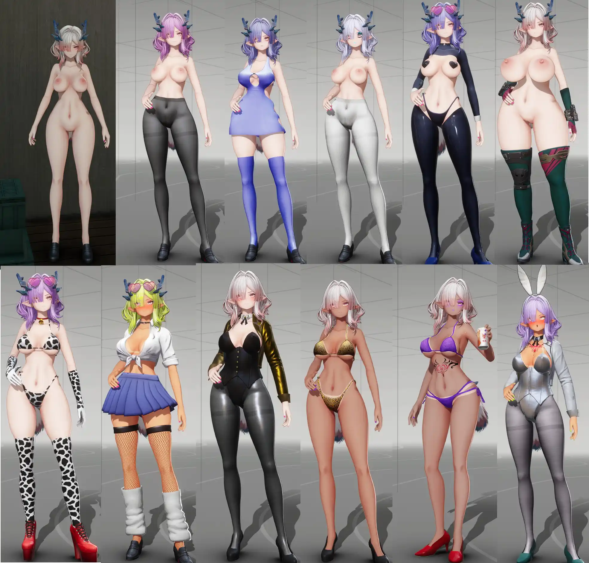 アークナイツ エンドフィールド ミ・フ Mifu Customization And Mega Wardrobe mod