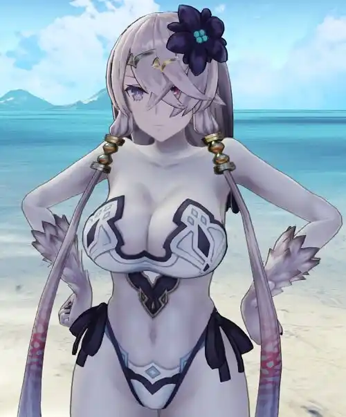 ライザのアトリエ1～常闇の女王と秘密の隠れ家～ Lila Swimsuit Cleavage・Midriff mod