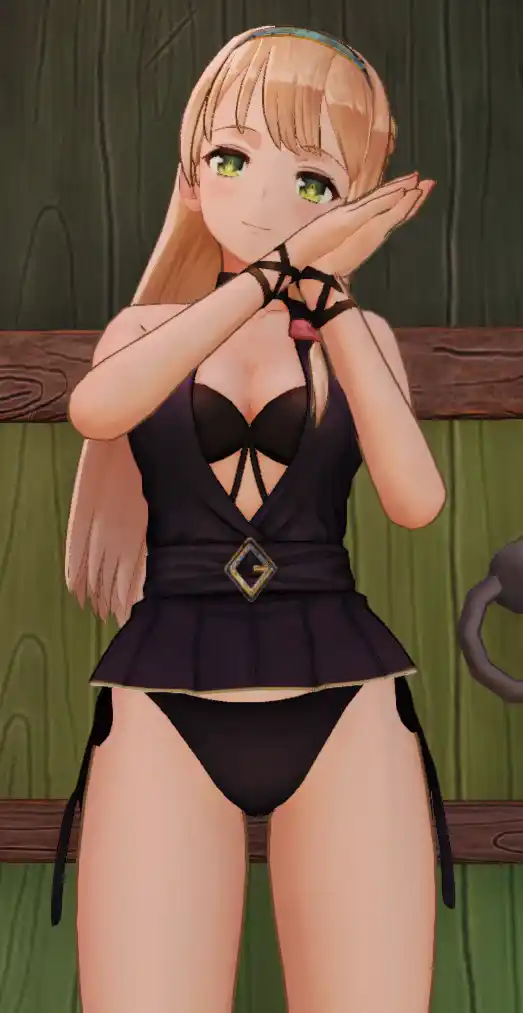 ライザのアトリエ1～常闇の女王と秘密の隠れ家～ Klaudia Swimsuit Gold Trim Edit mod