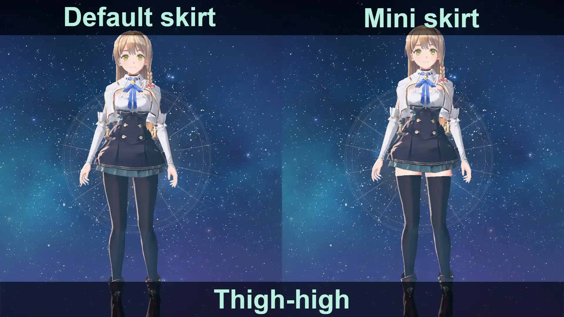 紅の錬金術士と白の守護者 ～レスレリアーナのアトリエ～ Defenceless Klaudia（ミニスカート・タイツ差分） mod