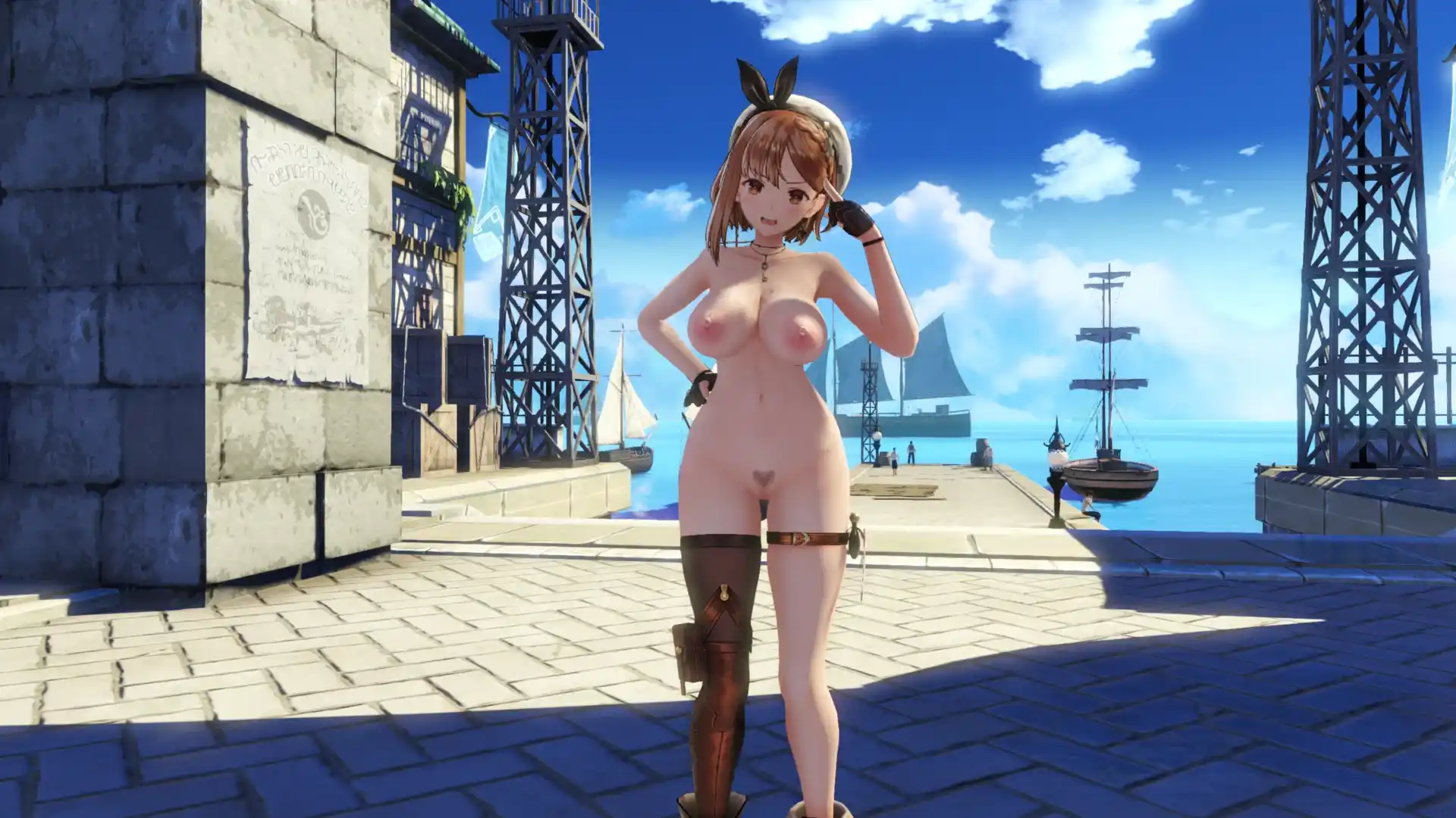 ライザのアトリエ2～失われた伝承と秘密の妖精～ Ryza Nude v1.1陰毛あり版 mod
