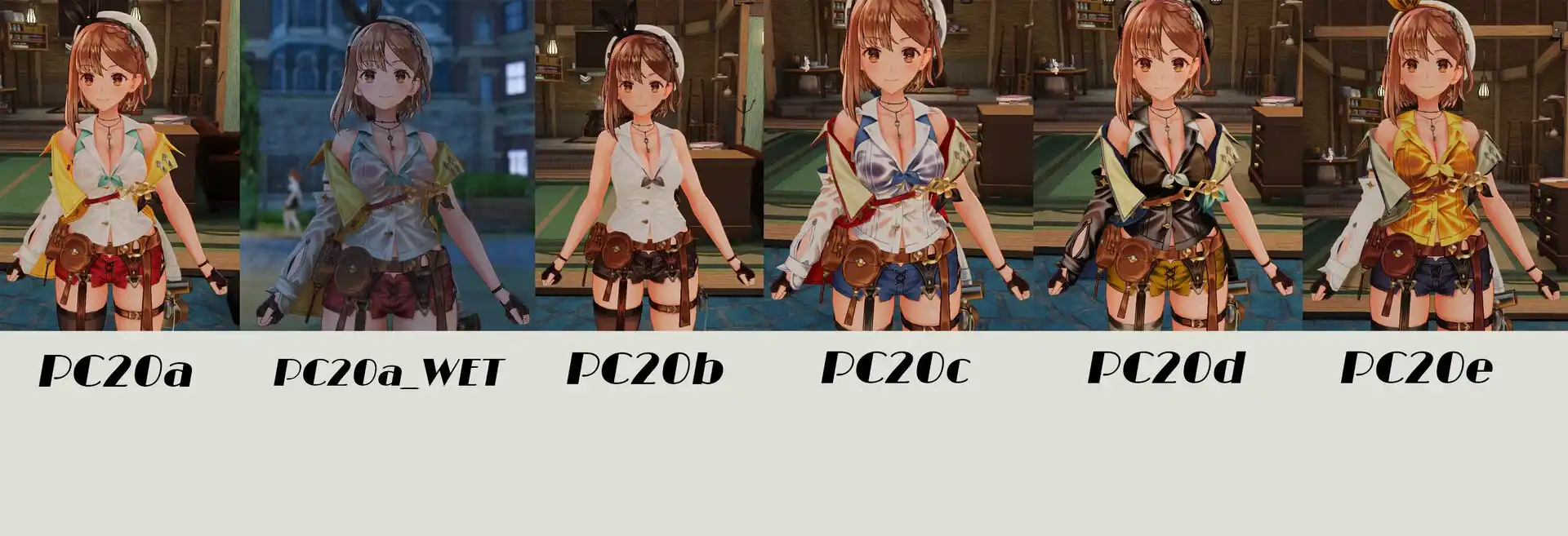 ライザのアトリエ2～失われた伝承と秘密の妖精～ ライザ控えめ露出モデル・イラストパック mod