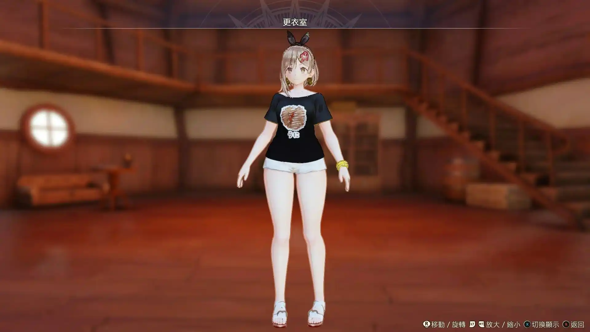 ライザのアトリエ3～終わりの錬金術士と秘密の鍵～ ライザ黒Tシャツmod mod