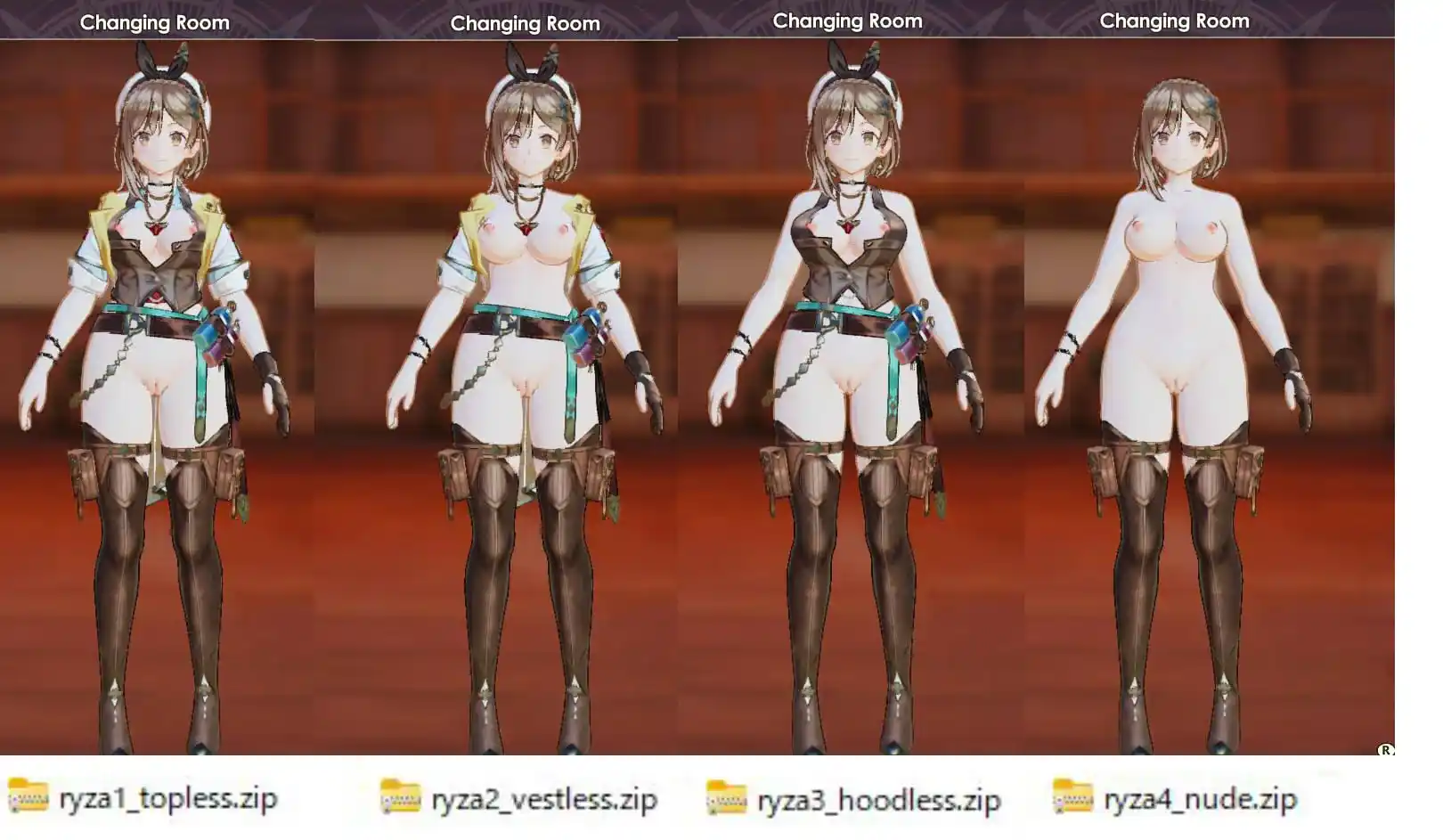 ライザのアトリエ3～終わりの錬金術士と秘密の鍵～ ライザ大胸化（3DMigoto） mod