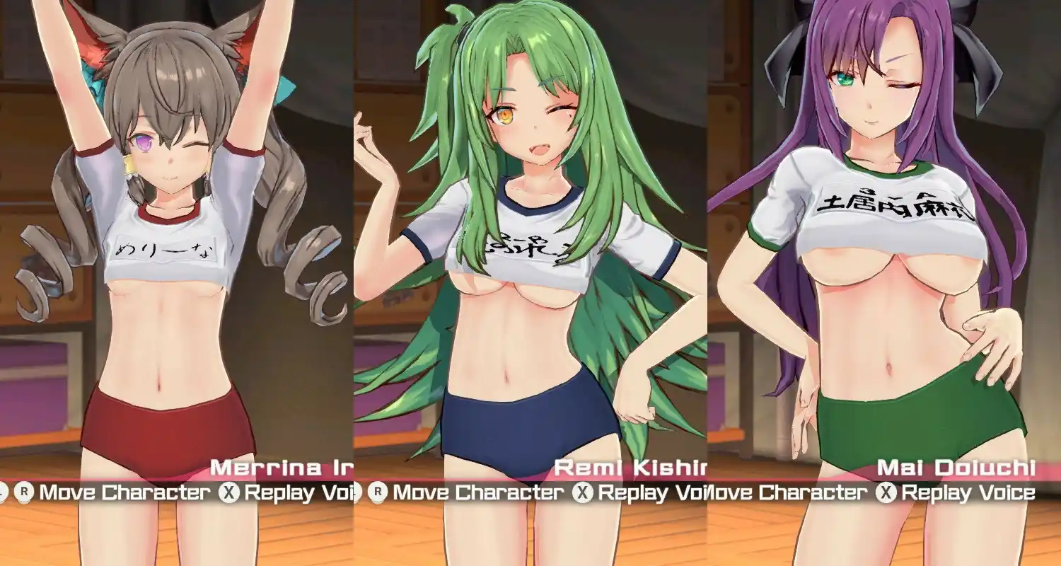 バレットガールズ ファンタジア Under Boob Gym Uniform mod