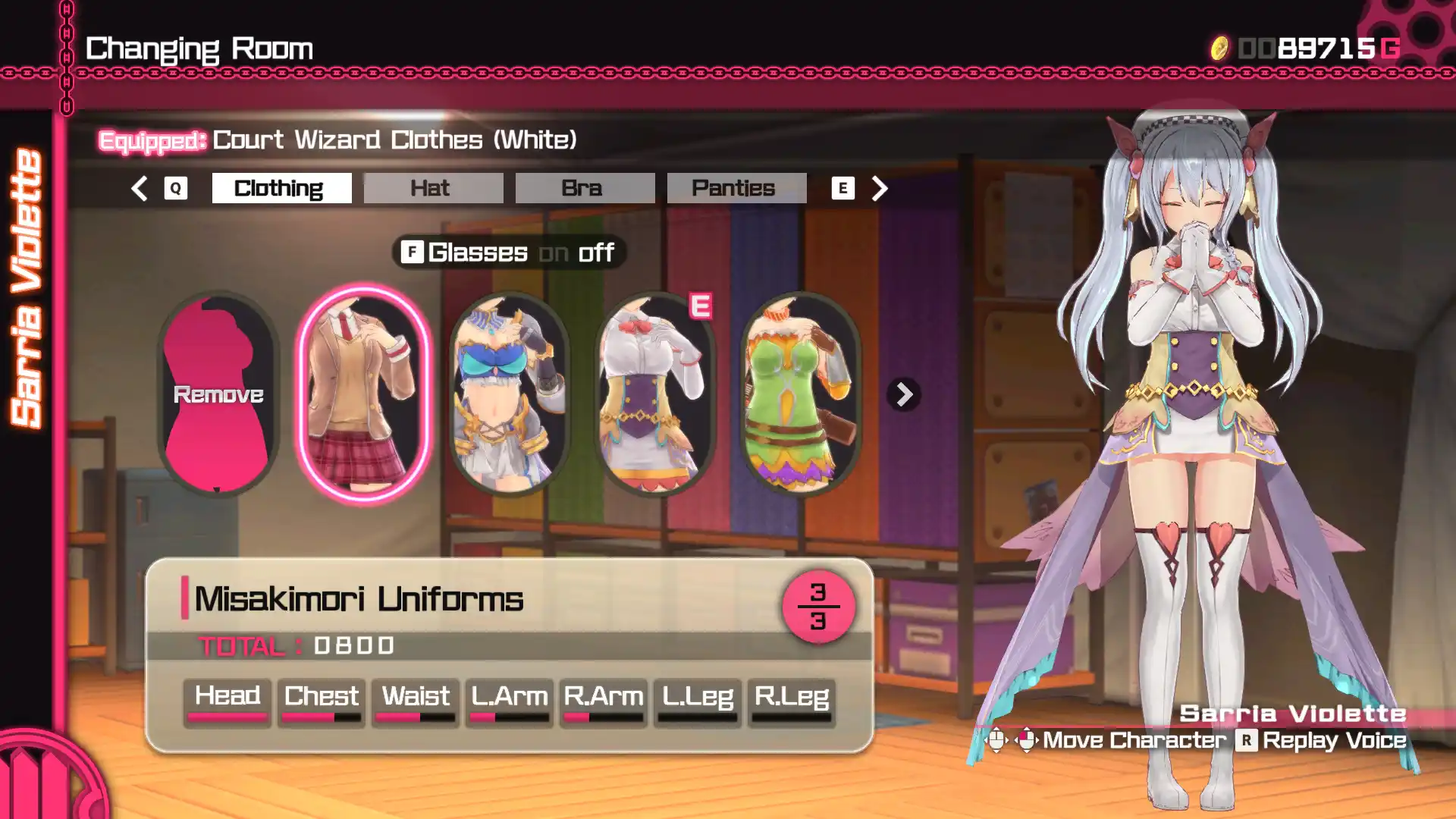 バレットガールズ ファンタジア サリア Sexy White Wizard mod