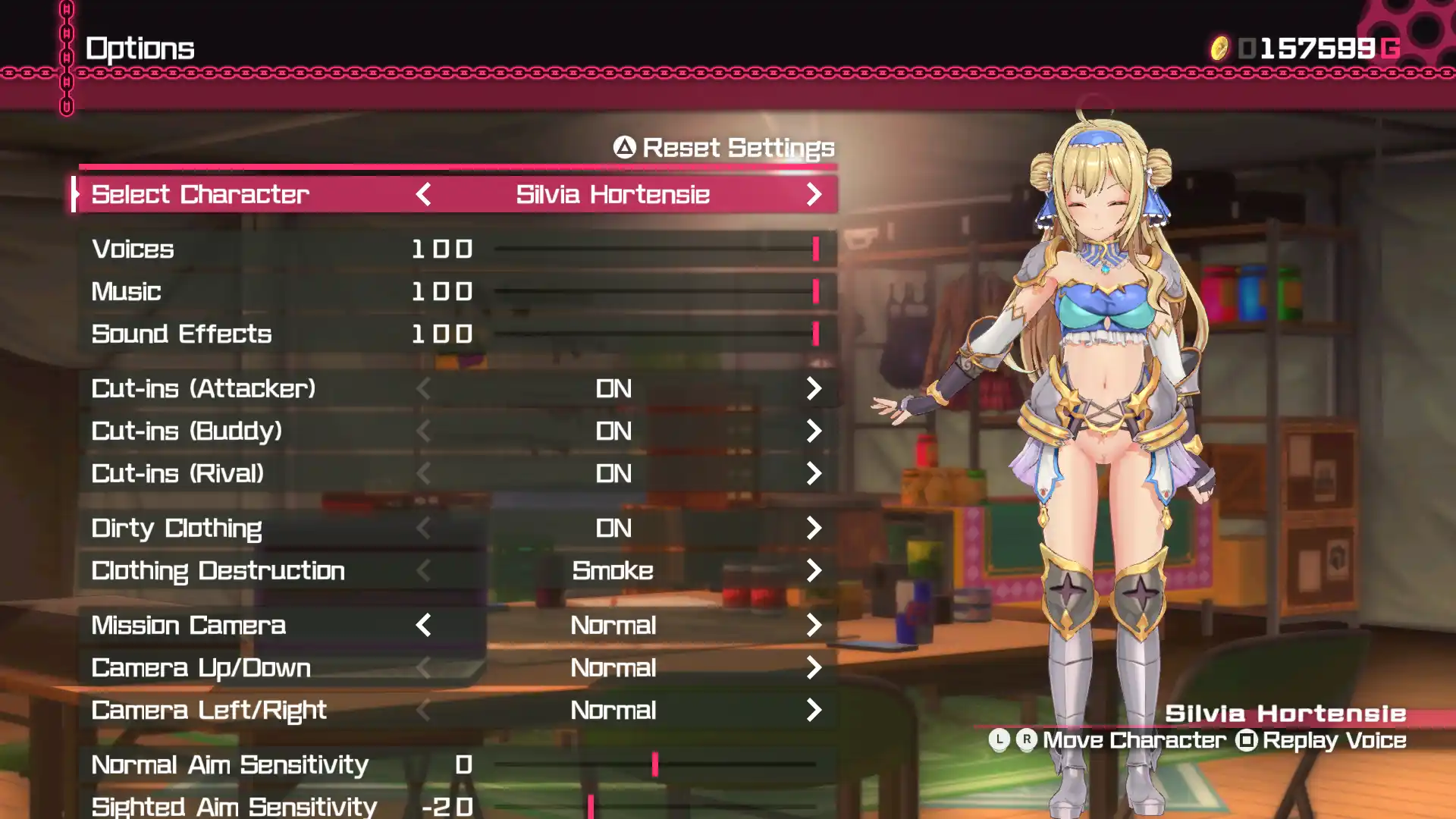 バレットガールズ ファンタジア シルヴィア Bottomless Ortenia Blue mod