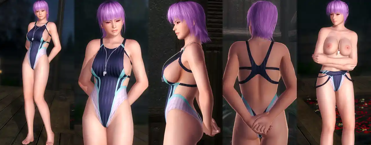 デッドオアアライブ5ラストラウンド あやね Ayane DOAXVV Take Your Mark Topless mod