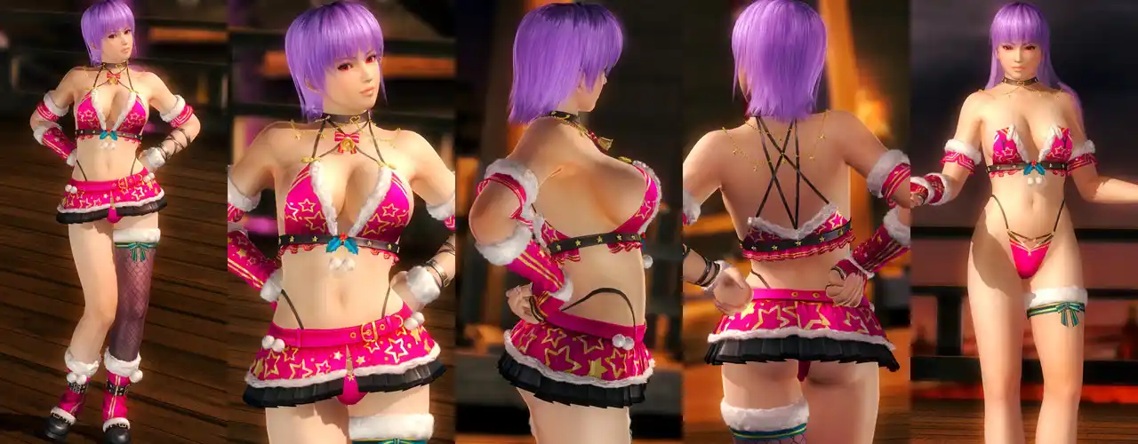 デッドオアアライブ5ラストラウンド あやね Ayane DOAXVV Merry Christmas Starlight mod