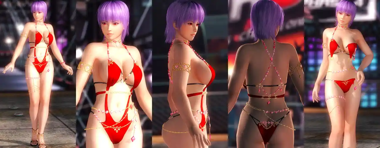 デッドオアアライブ5ラストラウンド あやね Ayane DOAXVV Radiant Red mod