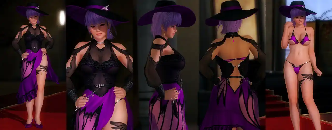 デッドオアアライブ5ラストラウンド あやね Ayane DOAXVV Voyage Crow mod