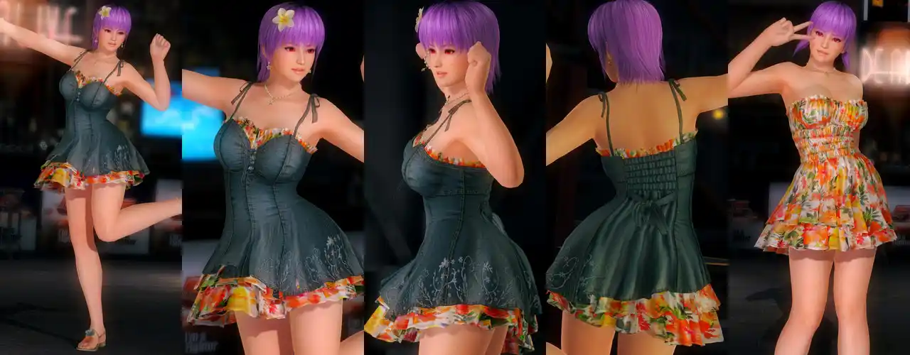 デッドオアアライブ5ラストラウンド あやね Ayane DOAXVV Resort Camisole mod