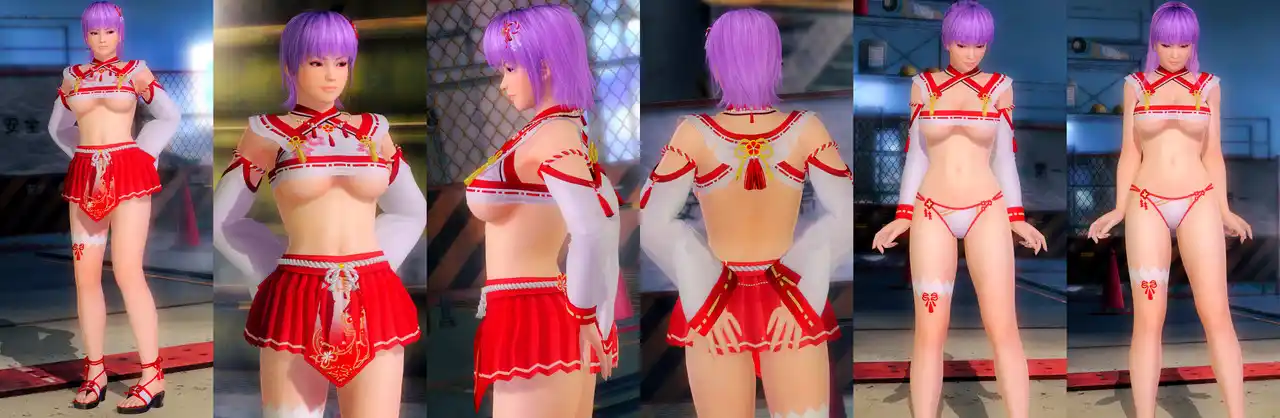 デッドオアアライブ5ラストラウンド あやね Ayane DOAXVV Red Plum Shrine Visit mod