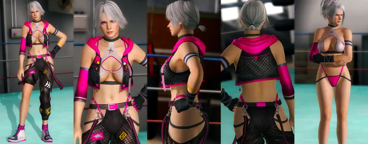 デッドオアアライブ5ラストラウンド クリスティ Christie DOAXVV Neon Pop mod