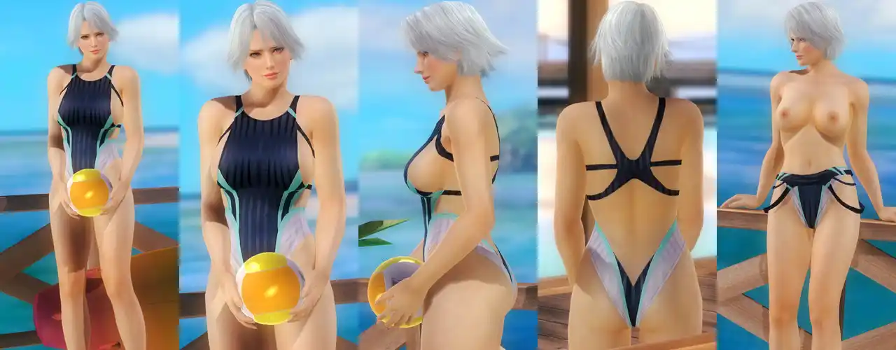 デッドオアアライブ5ラストラウンド クリスティ Christie DOAXVV Take Your Mark Topless mod