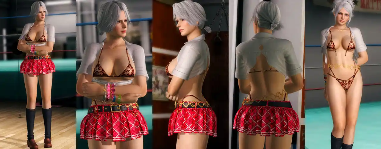 デッドオアアライブ5ラストラウンド クリスティ Christie DOAXVV School Vibes mod