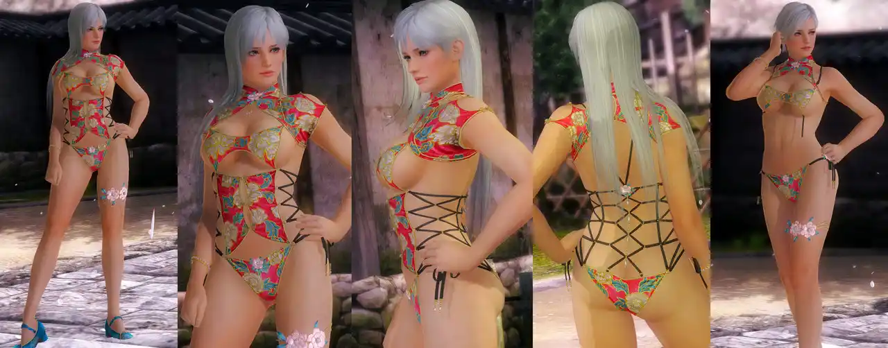 デッドオアアライブ5ラストラウンド クリスティ Christie DOAXVV Flourishing Blossom mod