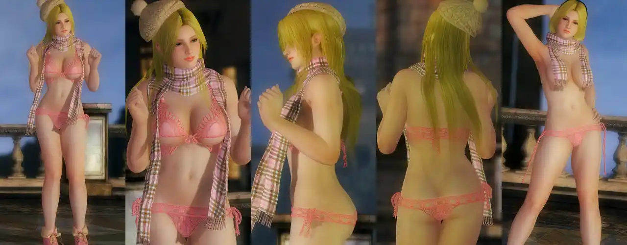 デッドオアアライブ5ラストラウンド エレナ Helena DOAXVV Warmth Scarf mod