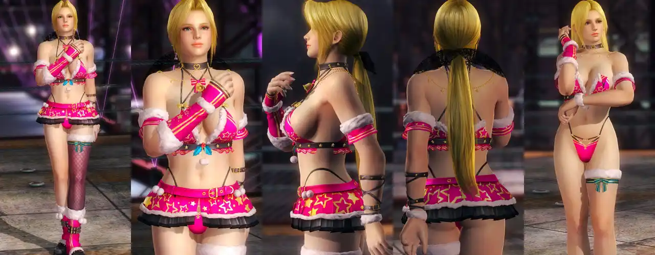 デッドオアアライブ5ラストラウンド エレナ Helena DOAXVV Merry Christmas Starlight mod