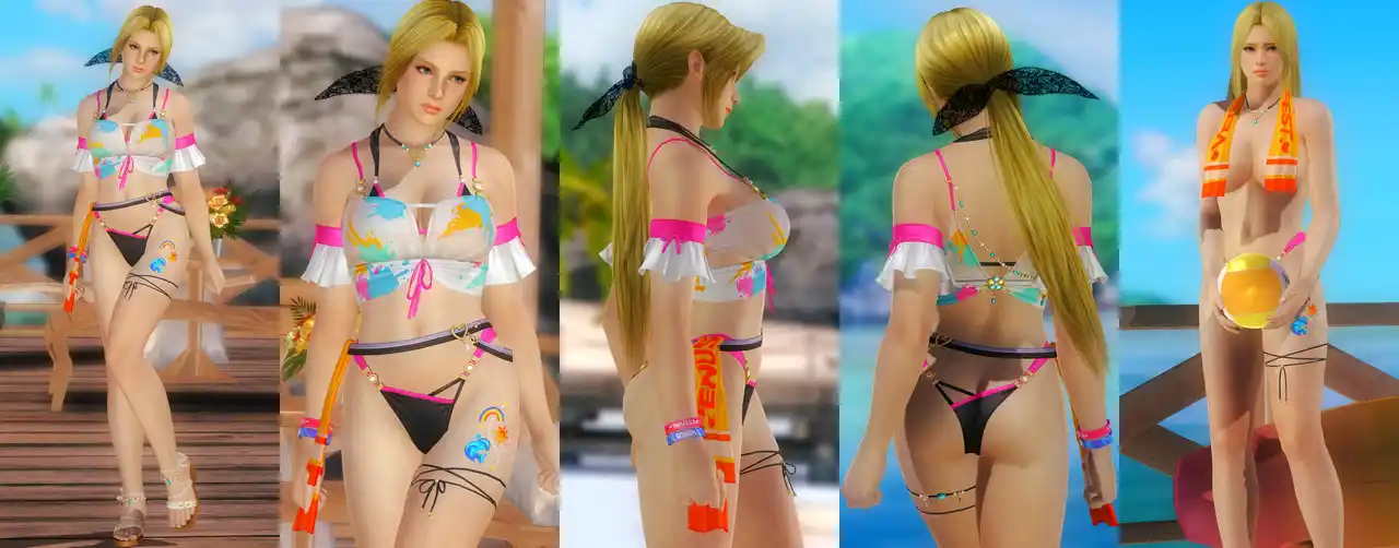 デッドオアアライブ5ラストラウンド エレナ Helena DOAXVV Summer Encore mod