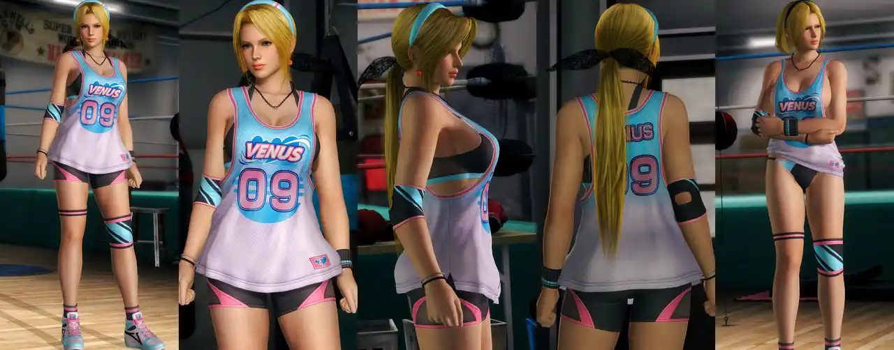 デッドオアアライブ5ラストラウンド エレナ Helena DOAXVV Venus Dunk mod