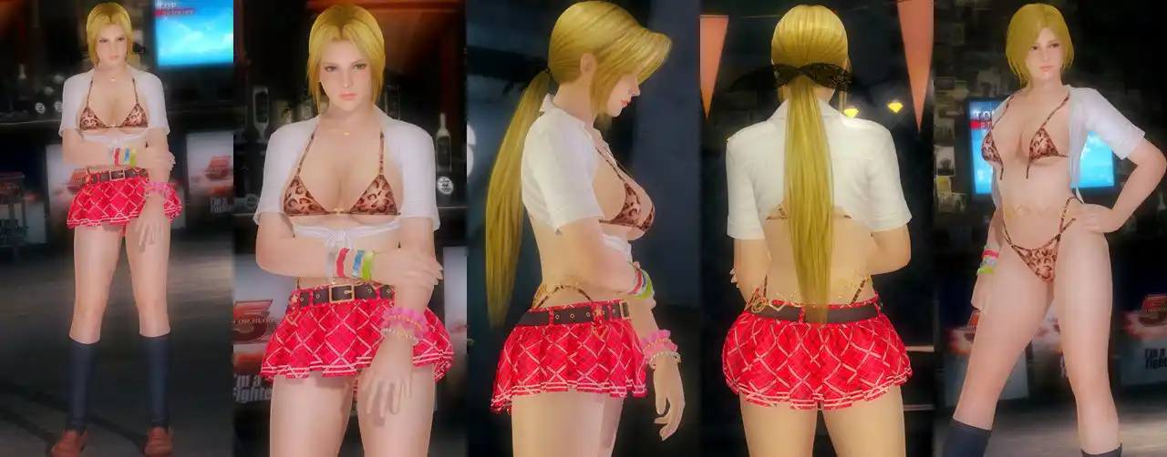 デッドオアアライブ5ラストラウンド エレナ Helena DOAXVV School Vibes mod