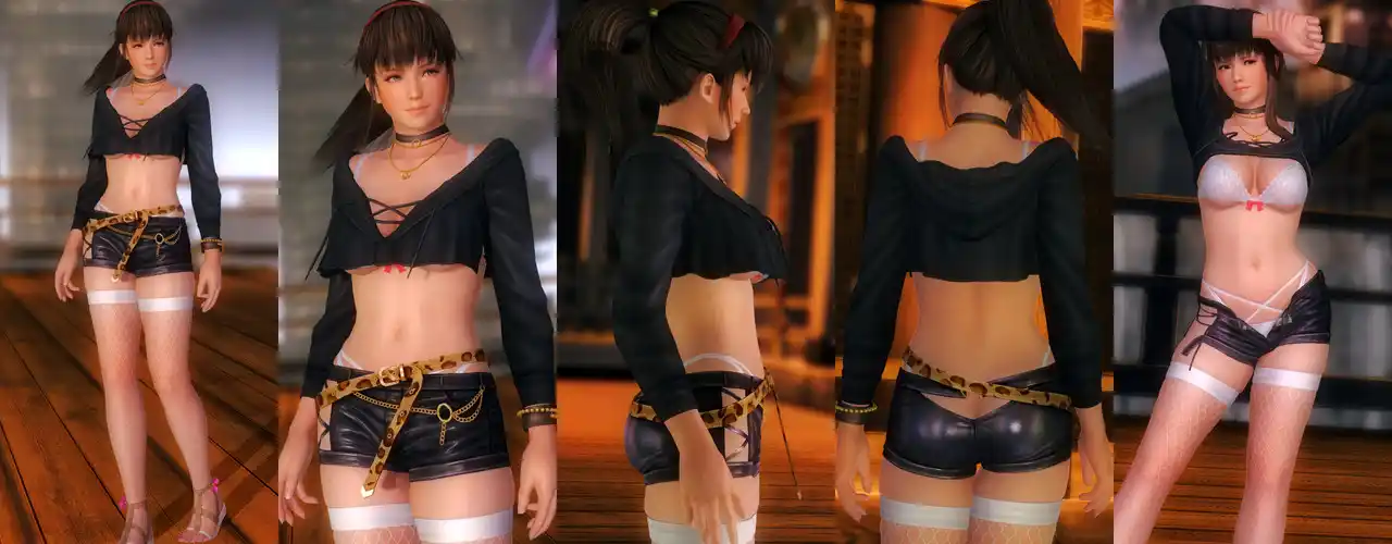 デッドオアアライブ5ラストラウンド ヒトミ Hitomi DOAX Pants Hoodie mod