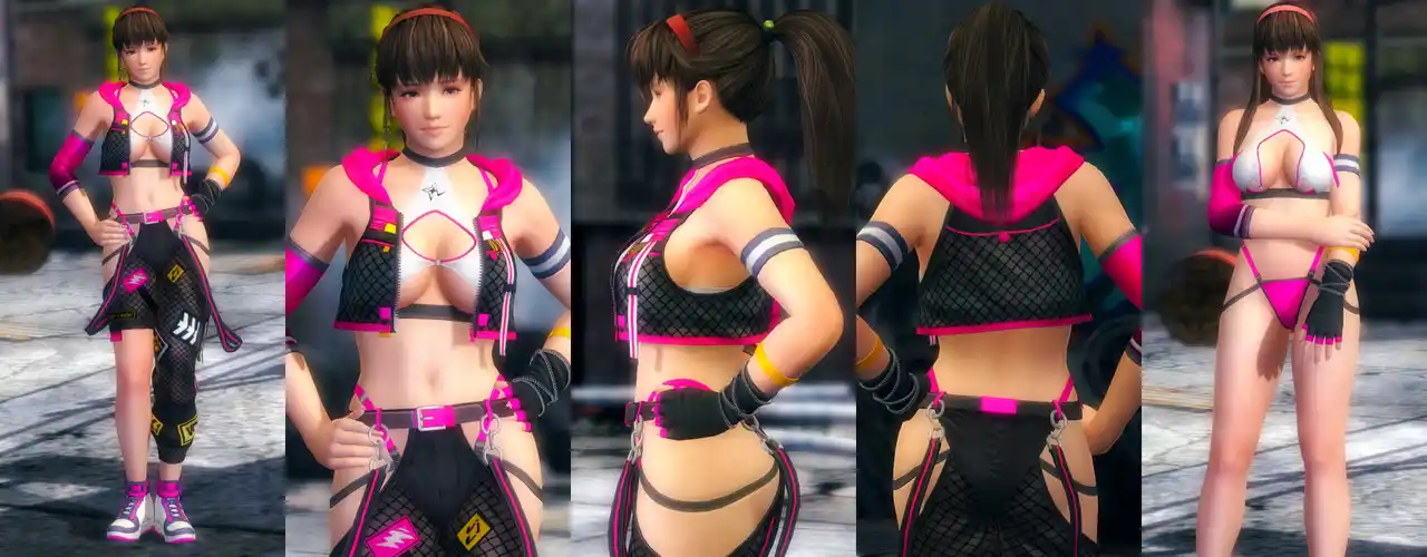 デッドオアアライブ5ラストラウンド ヒトミ Hitomi DOAXVV Neon Pop mod