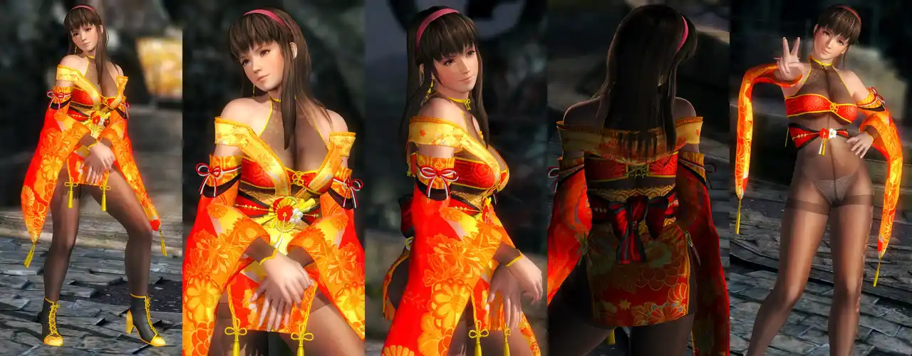 デッドオアアライブ5ラストラウンド ヒトミ Hitomi DOAXVV Brocade of Dawn mod