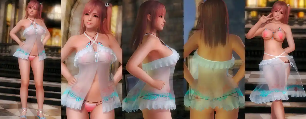 デッドオアアライブ5ラストラウンド ほのか Honoka DOAXVV Misty Lily mod