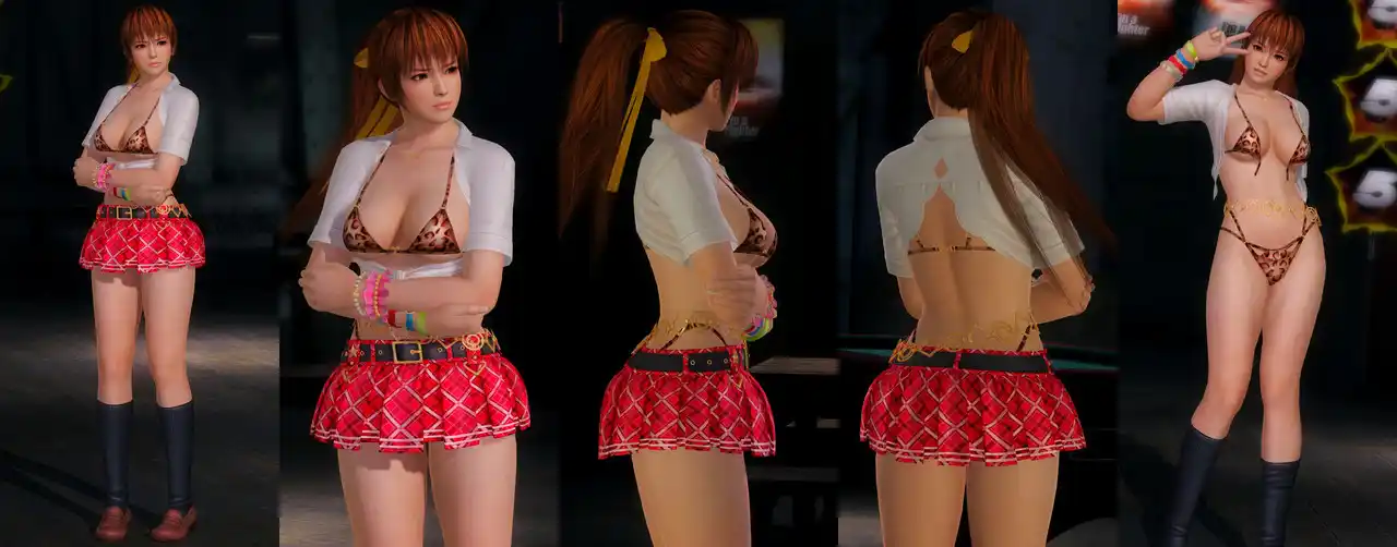 デッドオアアライブ5ラストラウンド かすみ Kasumi DOAXVV School Vibes mod