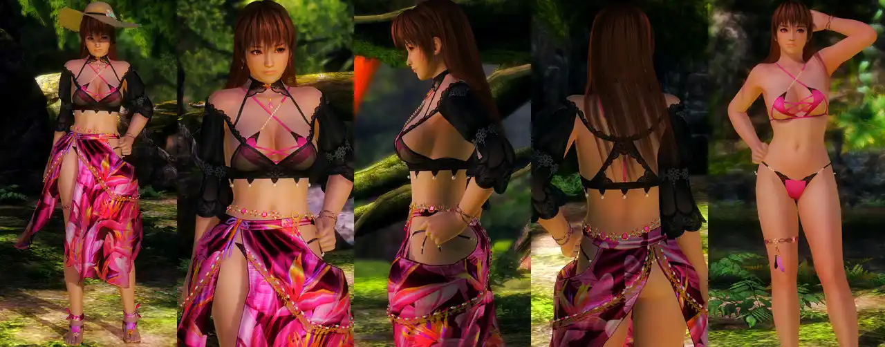 デッドオアアライブ5ラストラウンド かすみ Kasumi DOAXVV Voyage Paradise mod