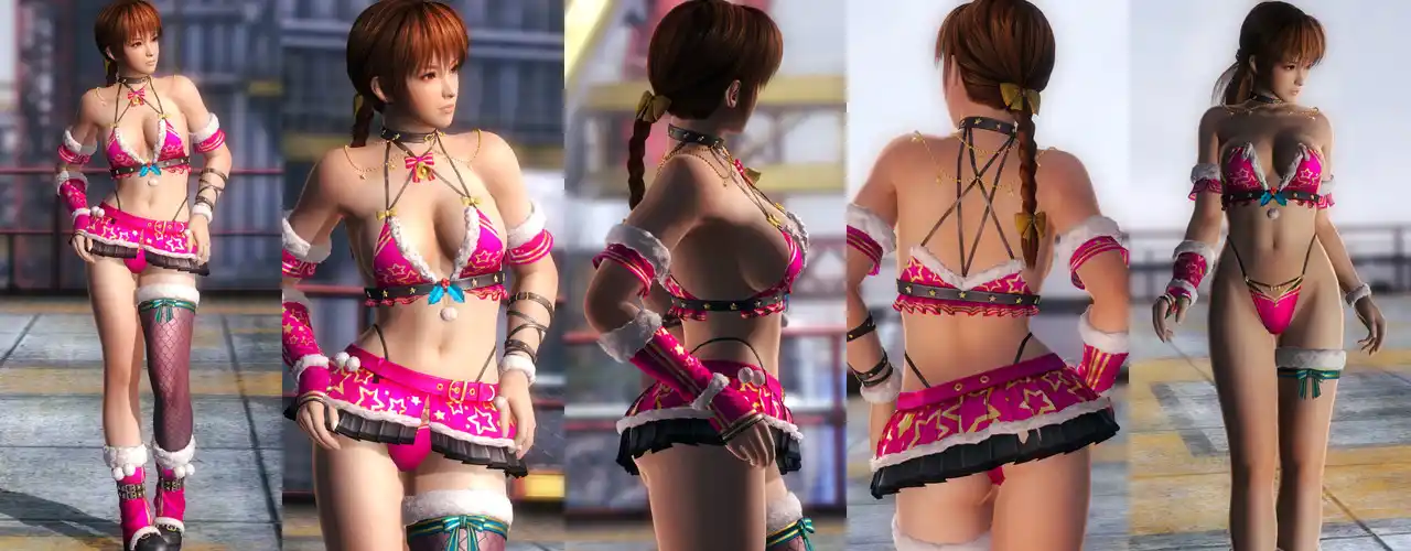 デッドオアアライブ5ラストラウンド かすみ Kasumi DOAXVV Merry Christmas Starlight mod