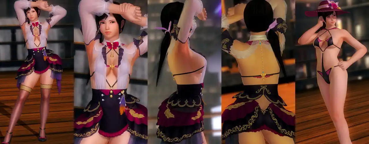 デッドオアアライブ5ラストラウンド こころ Kokoro DOAXVV Voyage Robin mod