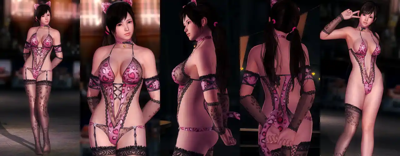 デッドオアアライブ5ラストラウンド こころ Kokoro DOAXVV Neon Night Panther mod