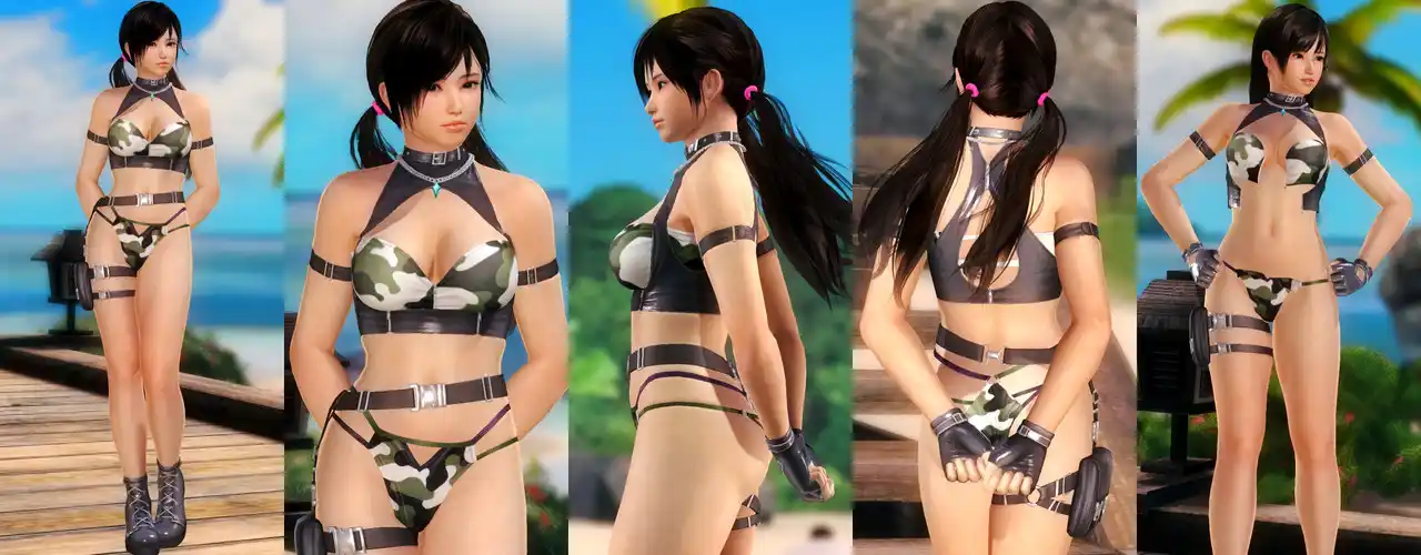 デッドオアアライブ5ラストラウンド こころ Kokoro DOAXVV Stealth Survivor mod