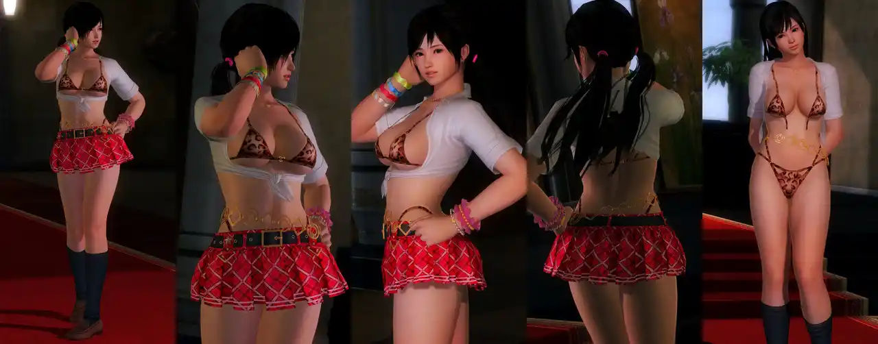 デッドオアアライブ5ラストラウンド こころ Kokoro DOAXVV School Vibes mod