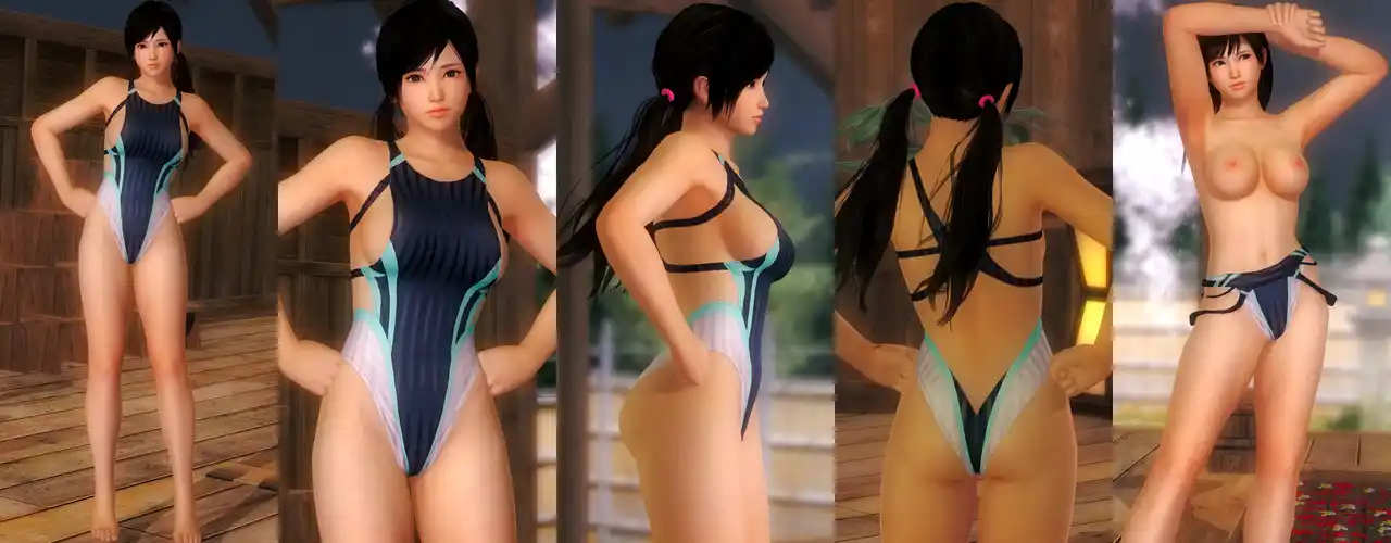 デッドオアアライブ5ラストラウンド こころ Kokoro DOAXVV Take Your Mark Topless mod
