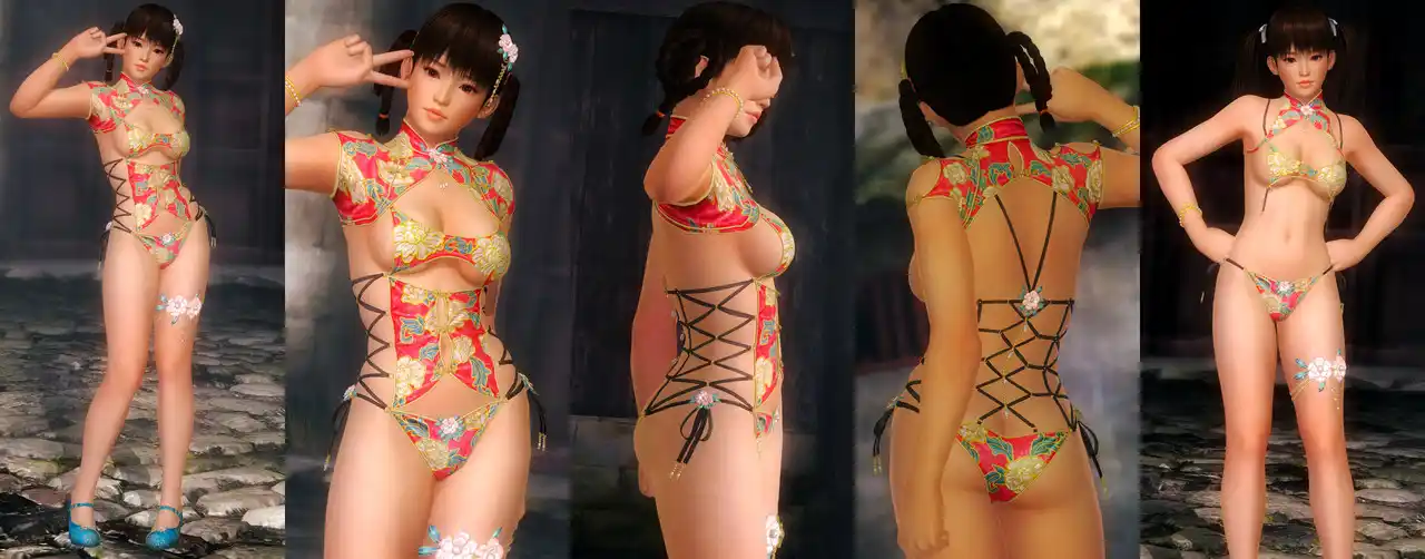 デッドオアアライブ5ラストラウンド レイファン Leifang DOAXVV Flourishing Blossom mod