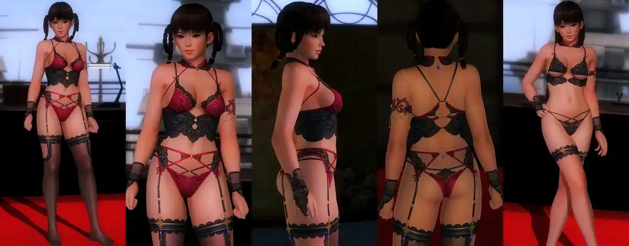 デッドオアアライブ5ラストラウンド レイファン Leifang DOAXVV Tandem Ember mod