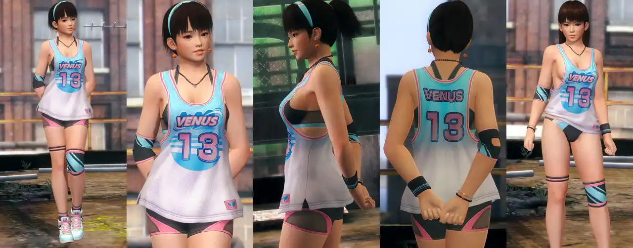 デッドオアアライブ5ラストラウンド レイファン Leifang DOAXVV Venus Dunk mod