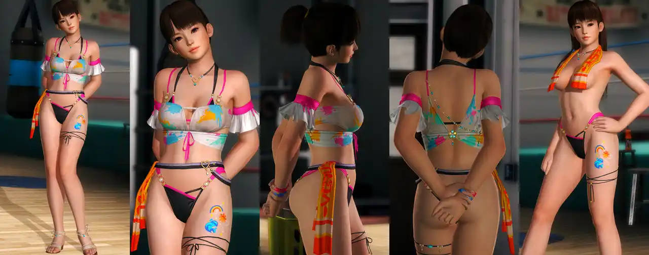 デッドオアアライブ5ラストラウンド レイファン Leifang DOAXVV Summer Encore mod