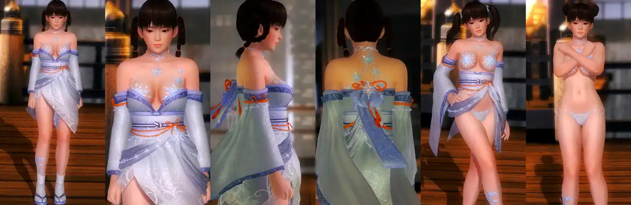 デッドオアアライブ5ラストラウンド レイファン Leifang DOAXVV Ice Moon Fairy mod