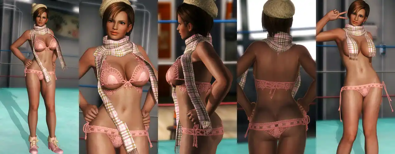 デッドオアアライブ5ラストラウンド リサ Lisa DOAXVV Warmth Scarf mod