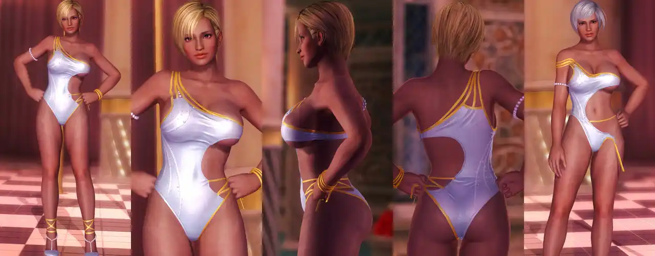 デッドオアアライブ5ラストラウンド リサ Lisa DOAXVV Sparkling Seafoam mod
