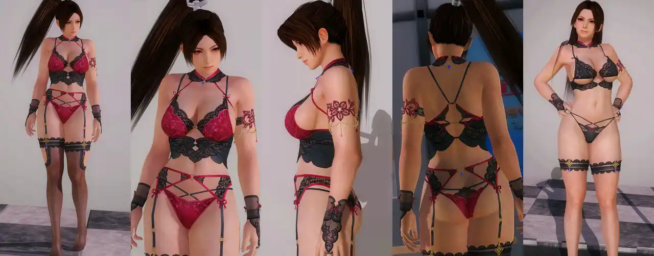デッドオアアライブ5ラストラウンド 不知火舞 Mai DOAXVV Tandem Ember mod