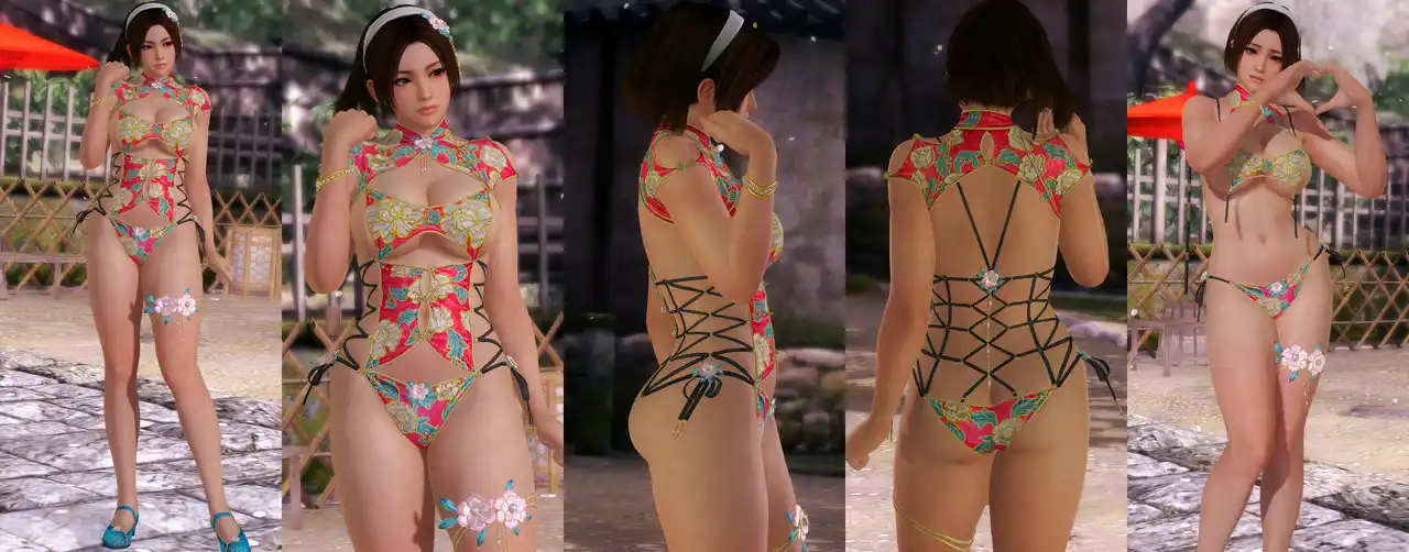 デッドオアアライブ5ラストラウンド 不知火舞 Mai DOAXVV Flourishing Blossom mod