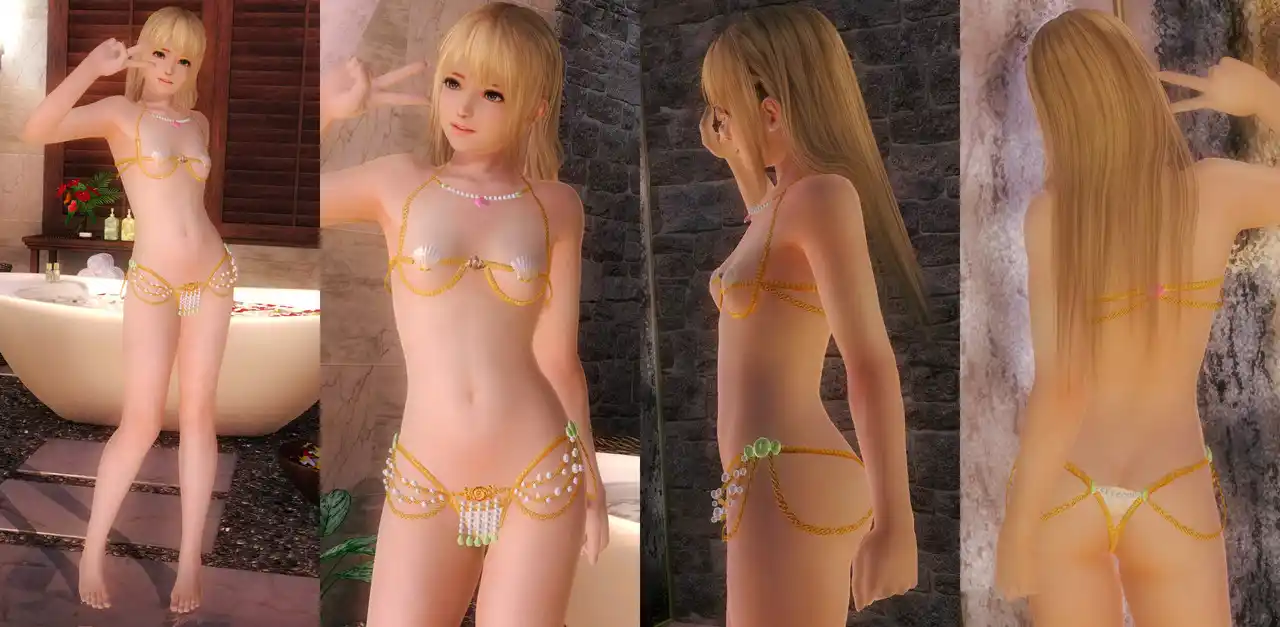 デッドオアアライブ5ラストラウンド マリー・ローズ Marie DOAX3S Godfather mod