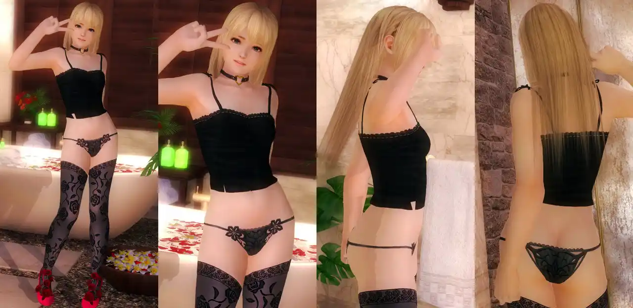 デッドオアアライブ5ラストラウンド マリー・ローズ Marie DOAX Rose Stockings mod